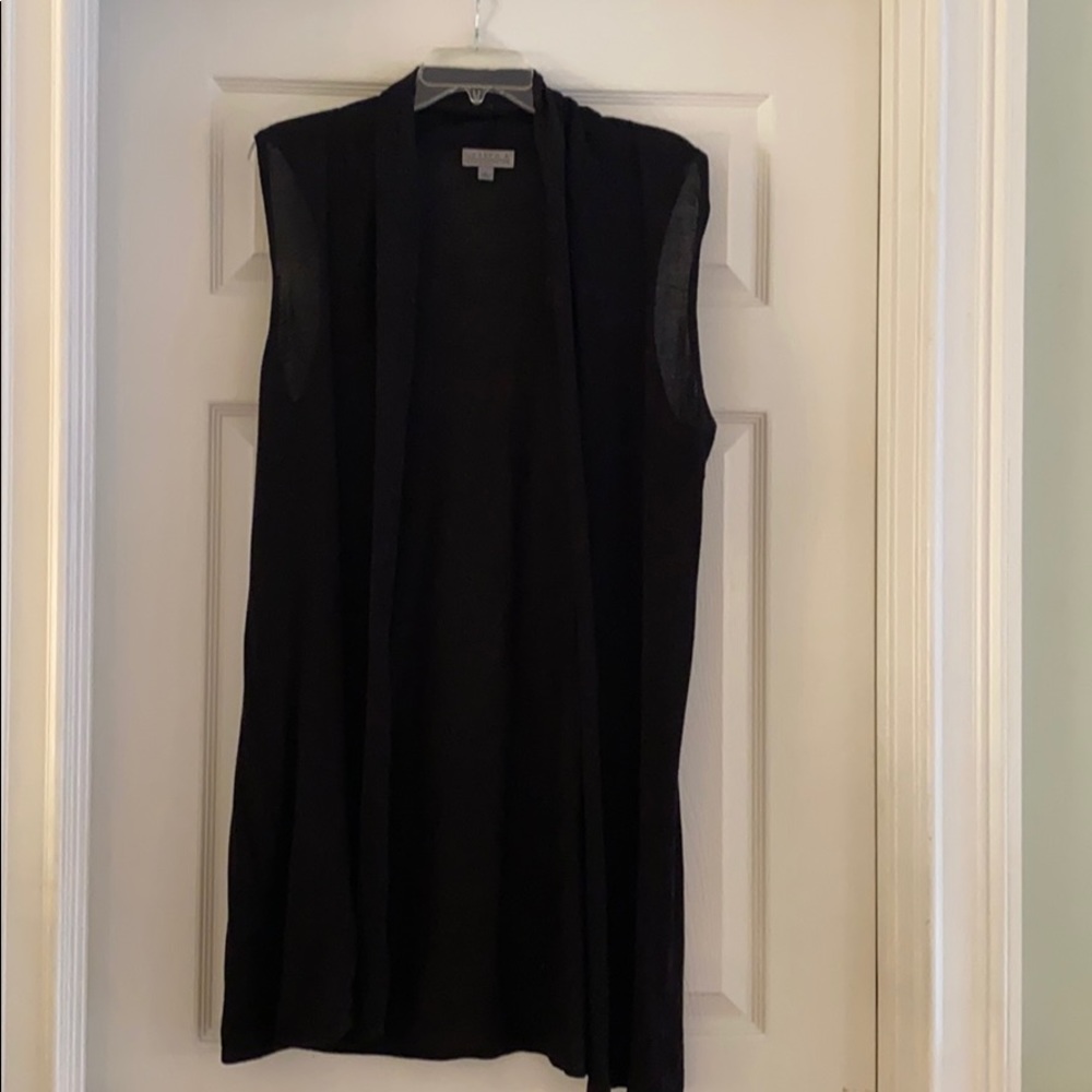 Black sweater vest